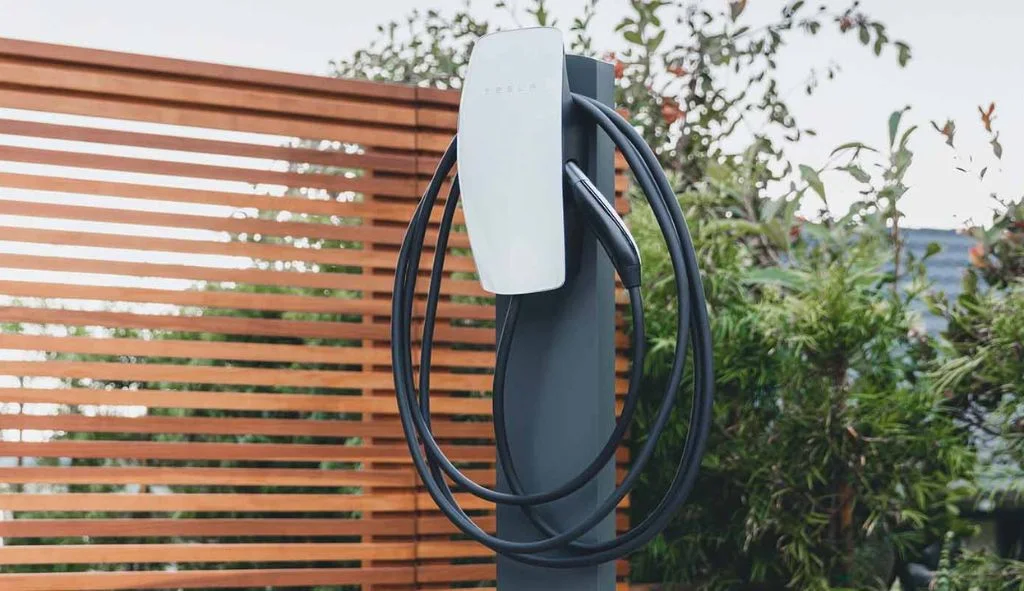Tesla Wall Charger installed