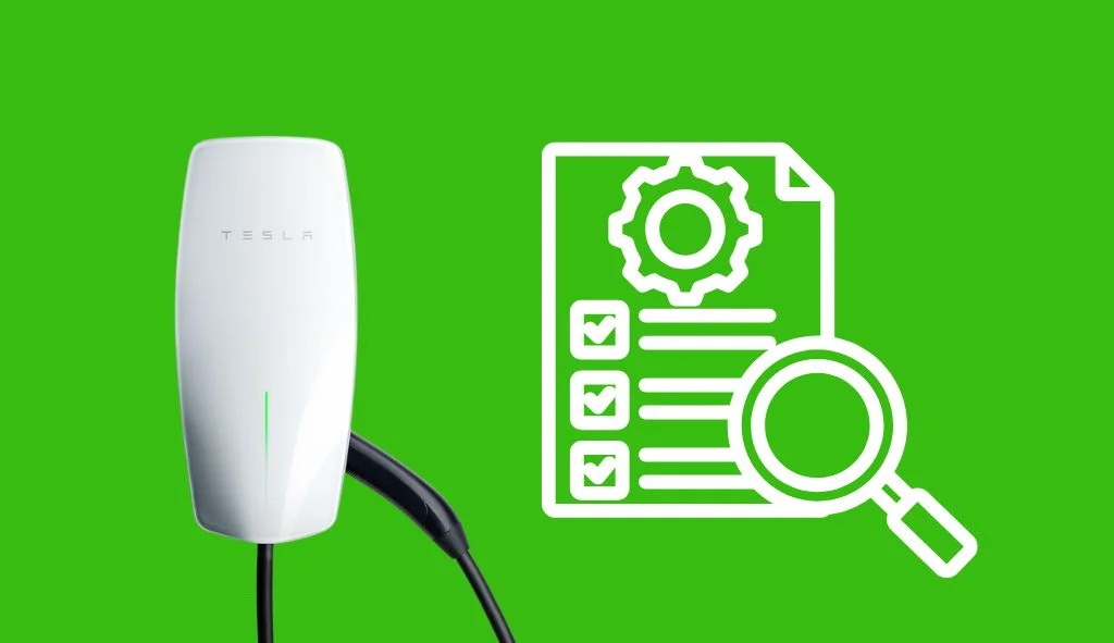 Tesla wall connector Spec Sheet